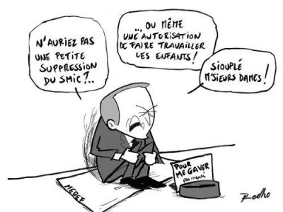 Humour Gattaz MEDEF IFRAP