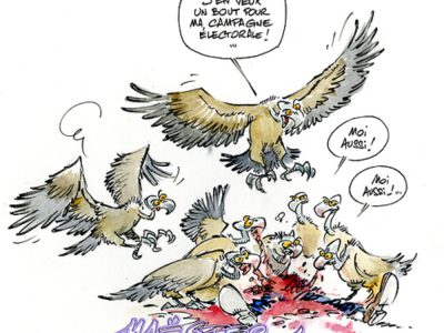 La récupération des vautours d'extrême droite