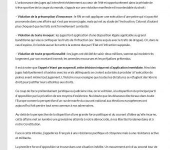 Lettre ouverte du FN