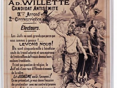 Willette candidat antisémite 1889