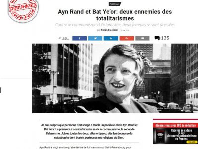 causeur: Ideologie de bat ye'or et d'Ayn Rand