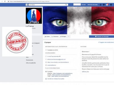 page facebook la france