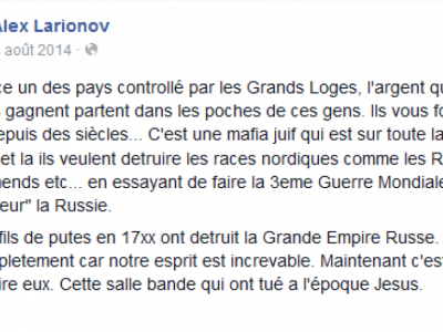 Alex Larionov, candidat FN-RN