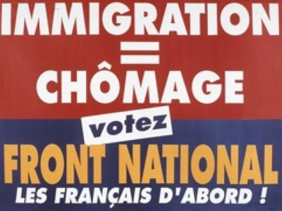 Immigration=chomage affiche FN