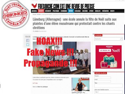 Hoax " Fdesouche "