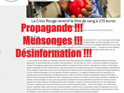 Don de sang par la Croix Rouge par Meta TV