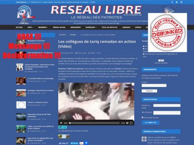 Réseau libre : hoax, mensonges et désinformation