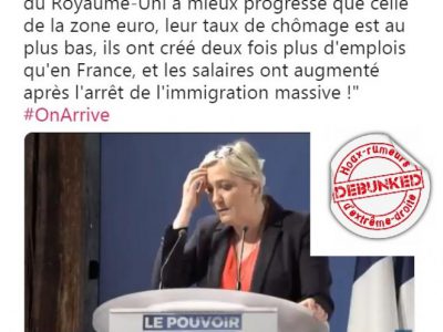 La propagande Le pen sur le Brexit