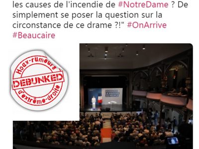 islam compliste incendie notre dame