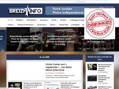 Breizh Info, site régionaliste d'extrême droite réinformation locale