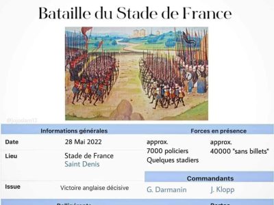 La bataille du stade de France - Parodie