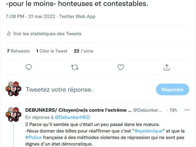 Twitter Debunker stade de France