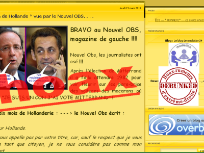 Fausse lettre hollande nouvel obs