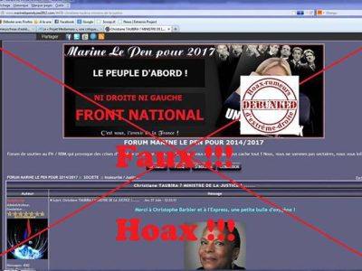 taubira salaire hoax