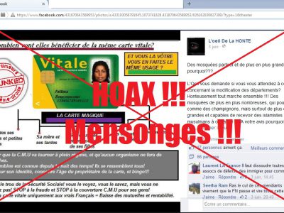 hoax fraude à la carte vitale
