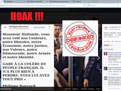 hoax lettre bouvard