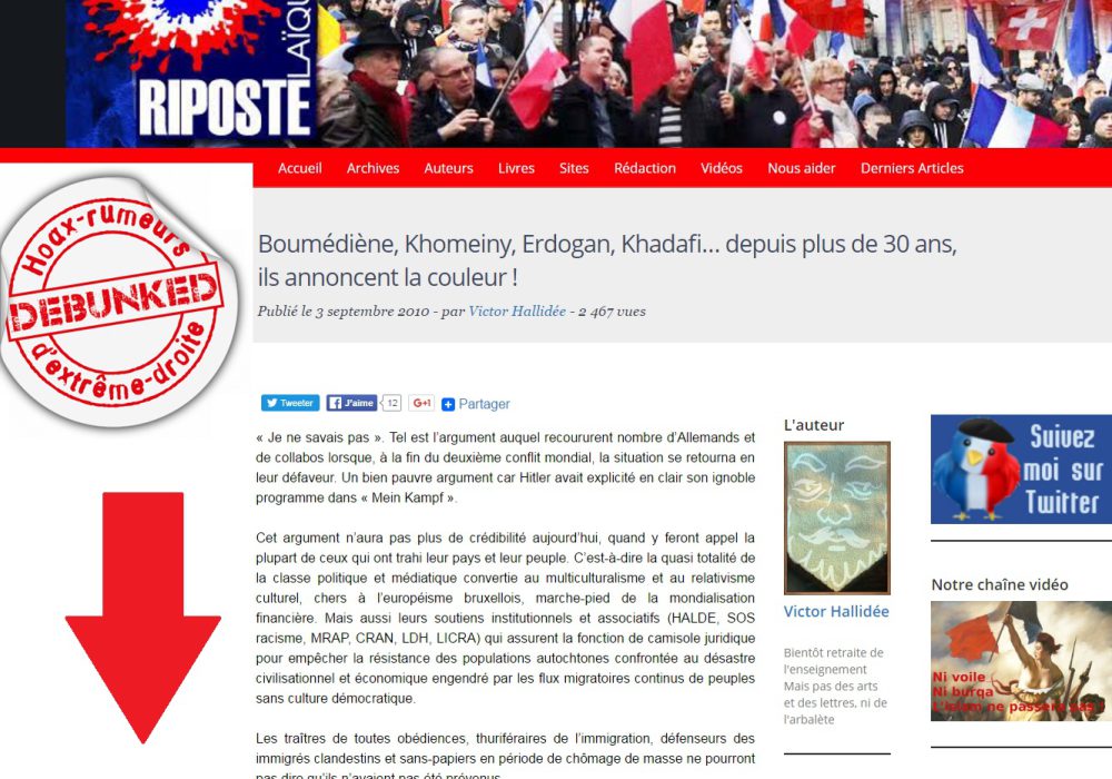 Capture riposte laïque fausses citations 