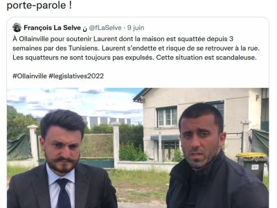 twitter zemmour squat ollainville