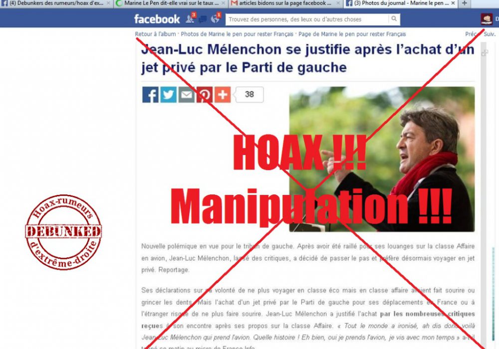 mélenchon jet privé gorafi