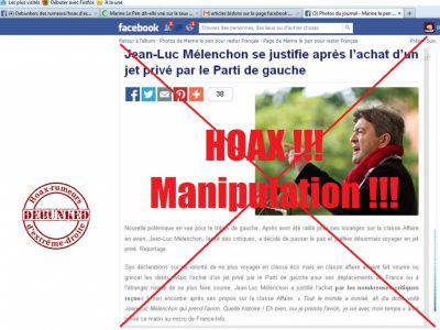 mélenchon jet privé gorafi