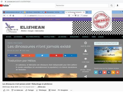 capture elishean Les dinosaures n'existent pas