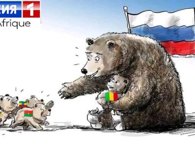 caricature rossiya afrique