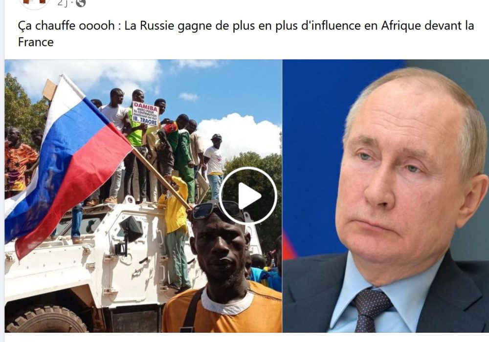 capture madame Hathor propagande pro russe afrique francophone