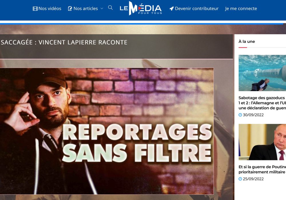 capture site Le média pour tous