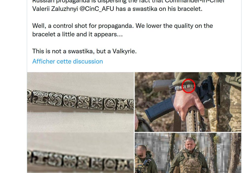 capture twitter bracelet nazi Ukraine 