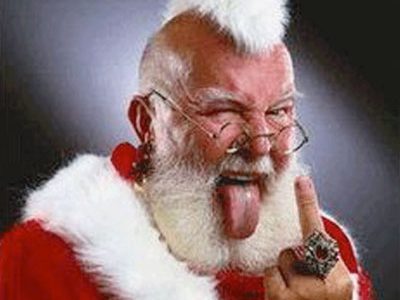 père noël punk debunker