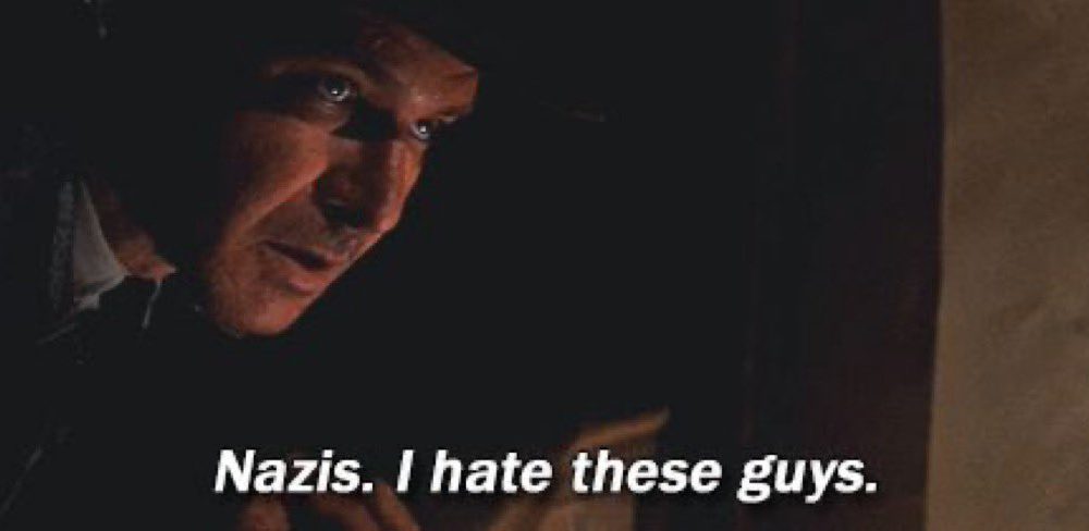 indiana jones hait les nazis