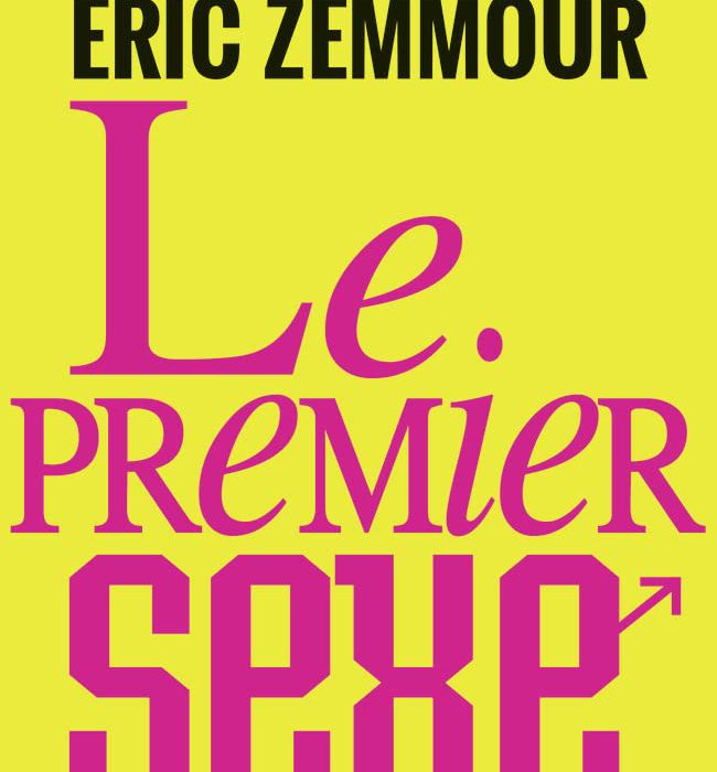 couverture livre zemmour le premier sexe