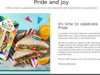 capture site marks and spencer sandwich lgbt