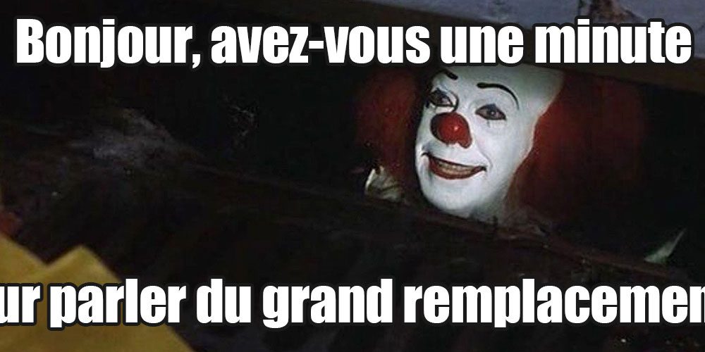 Clown grand remplacement