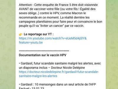 capture telegram chloé framery gardasil