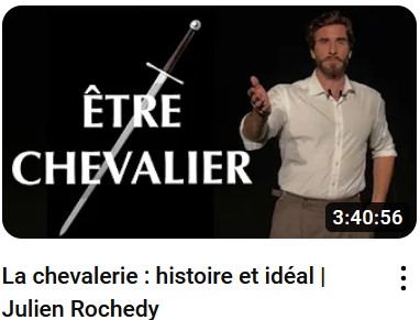 Capture d'écran Rochedy chevalier mythologie identitaire