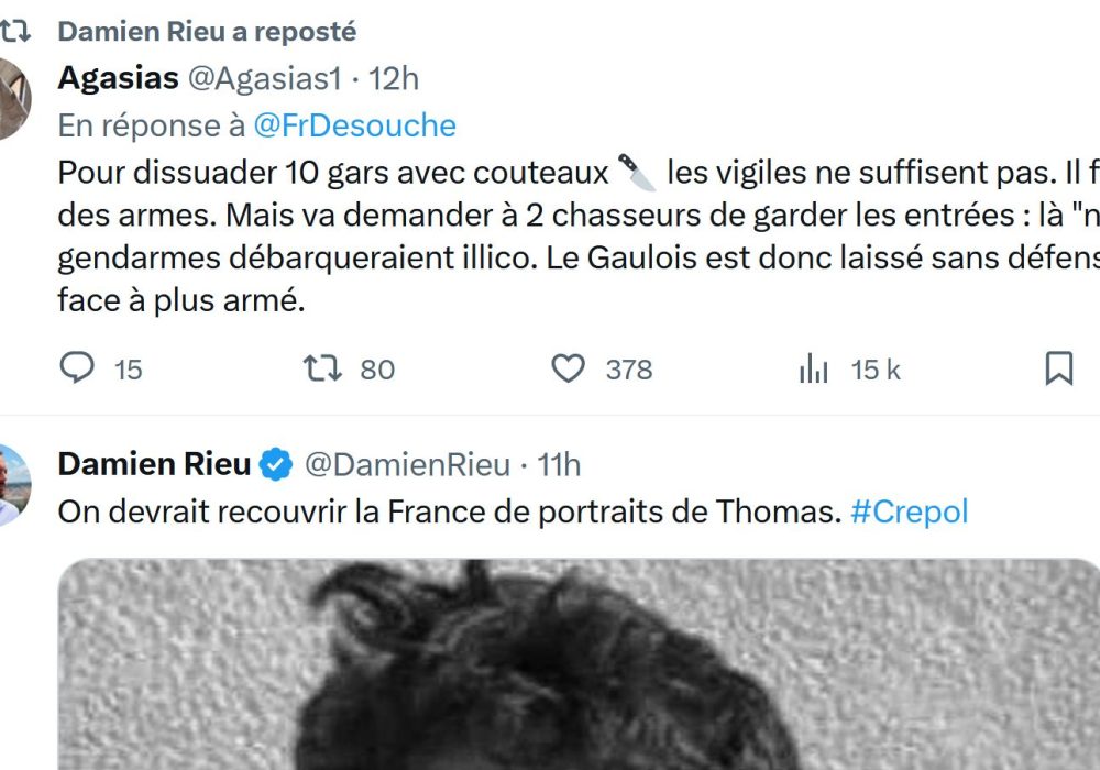 capture twitter Damien Rieu Crépol 3