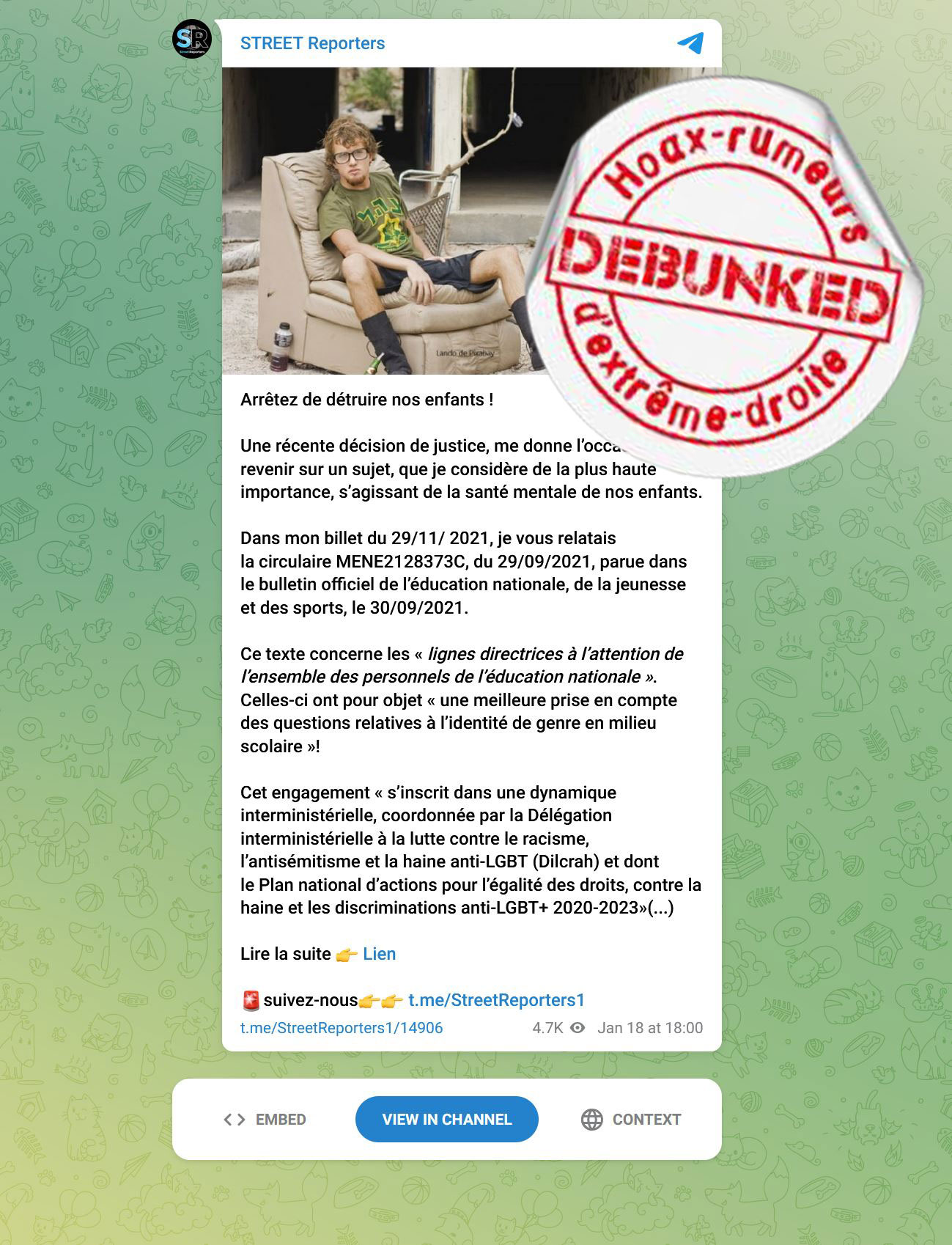 LGBT et Classement PISA, obsession des influenceurs-financiers - Debunkers