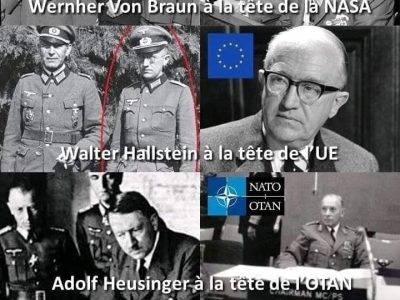 montage anciens nazis UE Nasa Otan 1