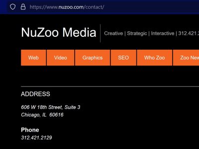 nuzoo agence web qui édite le site luxury