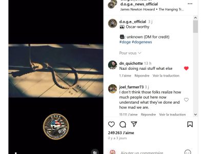 capture post instagram DOGE Qanon