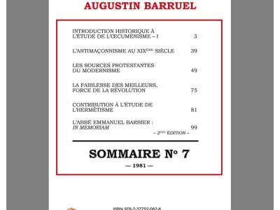 societe augustin barruel sommaire