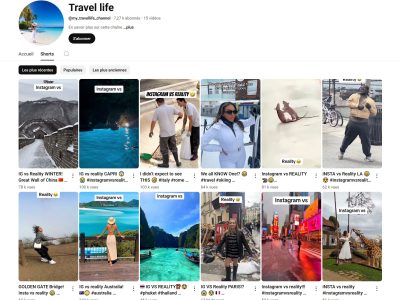 capture compte youtube my traval life