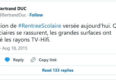 La prime à l'écran plat